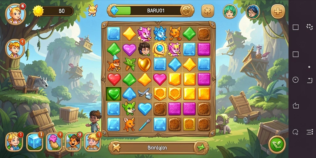 Gameplay seru BARU01 dengan misi mencocokkan objek.
