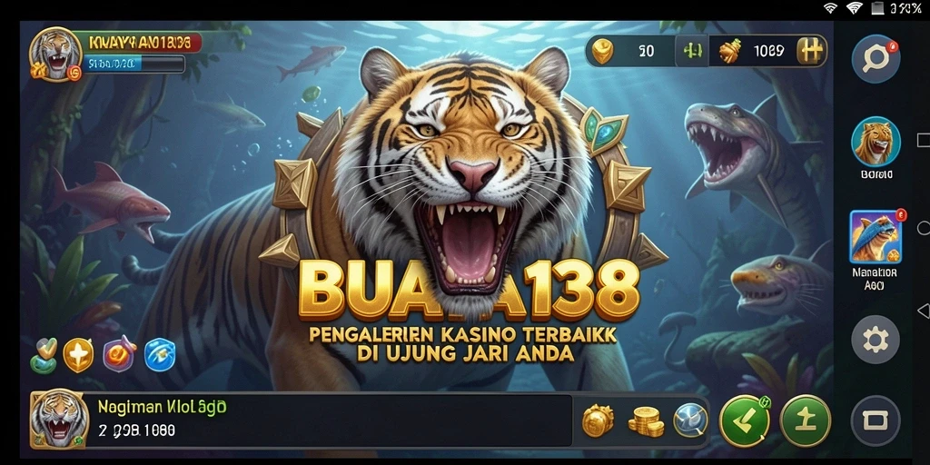 Tampilan utama BUAYA138 menampilkan berbagai permainan kasino yang menarik.
