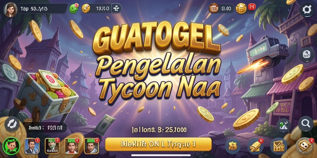 Tampilan menarik dari GUATOGEL saat mengelola bisnis Tycoon.
