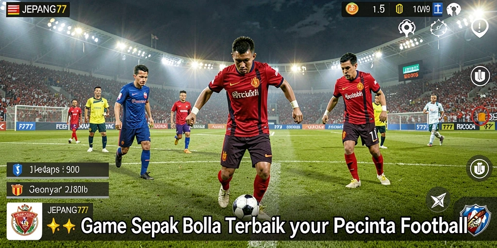 Screenshot <strong>JEPANG77</strong> menunjukkan pertandingan sepak bola yang mendebarkan.