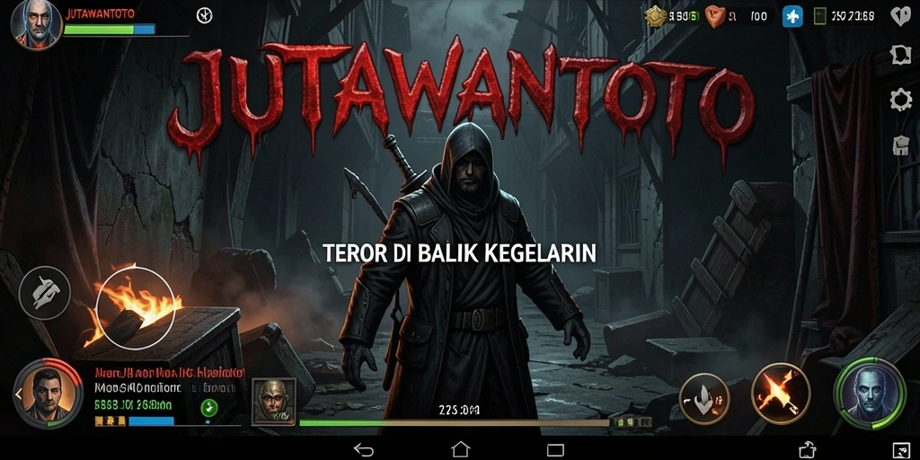 Gameplay seram JUTAWANTOTO dengan makhluk menakutkan dan lingkungan misterius.