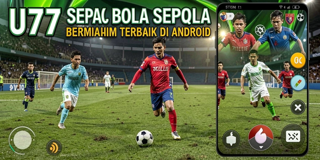 Gameplay seru UT77 dengan animasi pemain yang realistis.